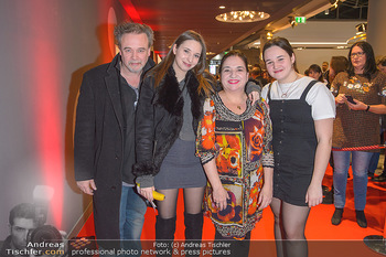 Kinopremiere ´Die Goldfische´ - Cineplexx Donauplex Wien - Do 14.03.2019 - Familie Maria HAPPEL mit Dirk und Kindern Paula und Annemarie43