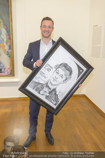 Ausstellungseröffnung Wien um 1900 - Leopold Museum - Fr 15.03.2019 - Gernot BLÜMEL mit seinem Selbstportrait33