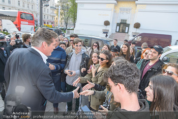 David Hasselhoff für Admiral PK - Novomatic Forum, Wien - Di 09.04.2019 - David HASSELHOFF begrüßt Fans, Touristen12