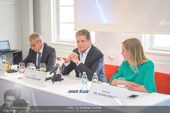 David Hasselhoff für Admiral PK - Novomatic Forum, Wien - Di 09.04.2019 - David HASSELHOFF, Paul KOZELSKY, Monika RACEK bei der Pressekonf39