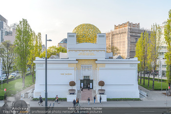 David Hasselhoff für Admiral PK - Novomatic Forum, Wien - Di 09.04.2019 - Secession Wien, goldene Kuppel57