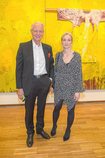 Nitsch Ausstellungseröffnung - Albertina, Wien - Do 16.05.2019 - Karlheinz ESSL, Elsy LAHNER32