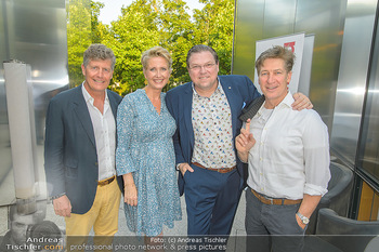 Feinschmecker des Jahres - Steirereck am Stadtpark - Do 13.06.2019 - Karl und Martina HOHENLOHE (schwanger), Michael SCHADE, Tobias M41