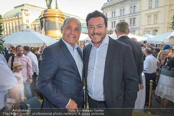 Sommerfest der RLB Oberösterreich - Albertina, Wien - Di 25.06.2019 - Wolfgang SOBOTKA, Rene BENKO49