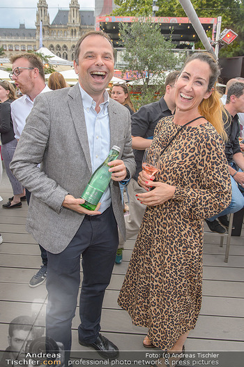 Hill Lounge Opening - Rathaus Wien - Di 09.07.2019 - Philipp BODZENTA, Kati BELLOWITSCH5