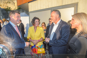 Die Zauberflöte Premiere - Oper im Steinbruch St. Margarethen - Mi 10.07.2019 - Stefan und Agnes OTTRUBAY, Hans Peter DOSKOZIL mit Freundin Juli66