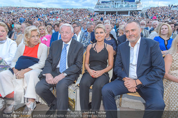 Das Land des Lächelns Premiere - Seefestspiele Mörbisch - Do 11.07.2019 - Christine und Franz VRANITZKY, Hans Peter DOSKOZIL mit Freundin 82