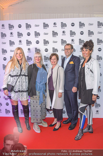 Fashion Week Opening - MQ Museumsquartier, Wien - Mo 09.09.2019 - Elvyra GEYER, Zigi MÜLLER-MATYAS und Maria OBERFRANK, Christian22