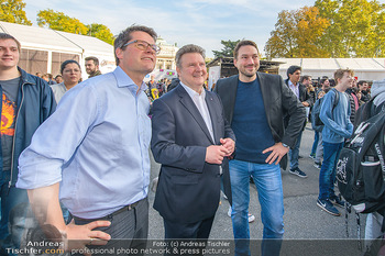 Game City Tag 1 - Rathaus Wien - Fr 18.10.2019 - Bürgermeister Michael LUDWIG und Stadtradt Jürgen CZERNOHORSZK345