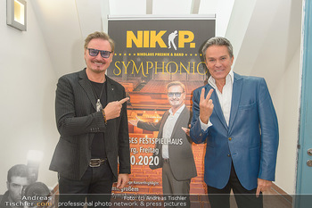 Nik P. Pressekonferenz - Haus der Musik, Wien - Di 05.11.2019 - Nik P. (Nikolaus PRESNIK), Alfons HAIDER2