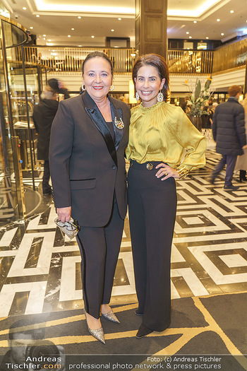 Jeannine Schiller Neujahrscocktail - Hilton Hotel Vienna, Wien - Di 07.01.2020 - Sonja KATO-MAILATH-POKORNY, Doris KIEFHABER19