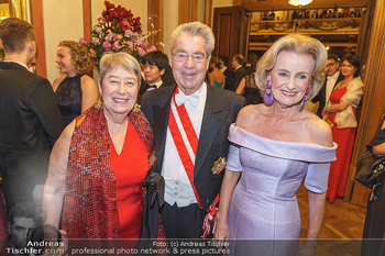 Philharmonikerball 2020 - Musikverein Wien - Do 23.01.2020 - Elisabeth GÜRTLER, Margit und Heinz FISCHER1