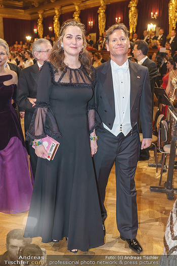 Philharmonikerball 2020 - Musikverein Wien - Do 23.01.2020 - Trevor D. TRAINA mit Ehefrau Alexis S.90