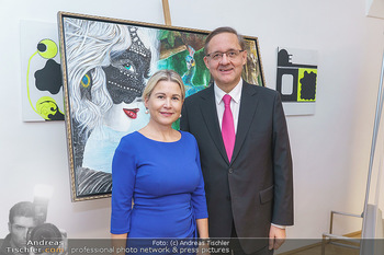 Ein Gemälde für Mikl-Leitner - Palais Niederösterreich, Wien - Mi 29.01.2020 - Uschi SIMACEK, Günther OFNER74