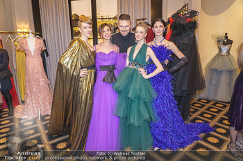 Opernball Couture Salon - Hotel Bristol, Wien - Mo 10.02.2020 - Niko NIKO, Nikisha FOGO, Olga ESINA, Natascha MAIR, Ketevan PAPA1