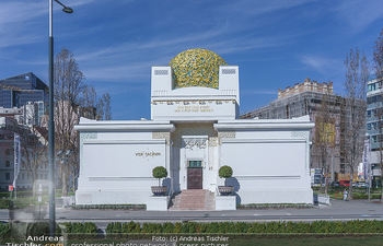 Corona Lokalaugenschein - Wien - Mo 16.03.2020 - Secession Secessionsgebäude Wien menschenleer wegen Coronavirus27
