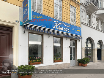 Corona Lokalaugenschein - Wien - Di 17.03.2020 - Griechisches Restaurant Kostas geschlossen wegen Coronavirus, Ga80