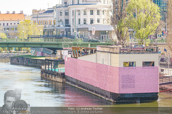 Corona Feature - Wien, NÖ - So 05.04.2020 - Urania Sternwarte am Wien Kanal Architektur Sehenswürdigkeit Ba23