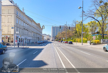 Corona Feature - Wien, NÖ - So 05.04.2020 - Leere Straßen wegen Ausgangssperre Coronavirus Am Heumarkt beim61