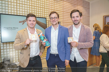 Pre-Opening - Waterdrop Store - Do 02.07.2020 - Die Gründer Christoph HERMANN, Henry WIESER und Martin MURRAY2