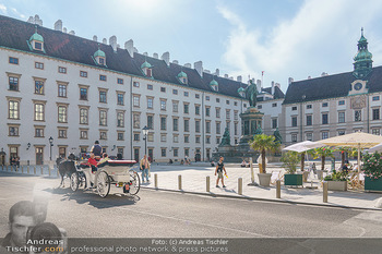 Lugner Gemälde - Galerie Steiner - Do 23.07.2020 - Touristen auf Fiaker in Wien30