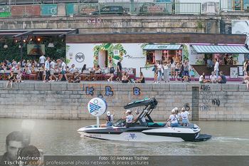 Velo Promotionfahrt - Donaukanal - Sa 08.08.2020 - Promotion für Velo mit Boot am Wiener Donaukanal entlang der Ga10