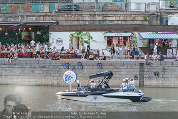 Velo Promotionfahrt - Donaukanal - Sa 08.08.2020 - Promotion für Velo mit Boot am Wiener Donaukanal entlang der Ga11