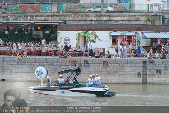 Velo Promotionfahrt - Donaukanal - Sa 08.08.2020 - Promotion für Velo mit Boot am Wiener Donaukanal entlang der Ga13