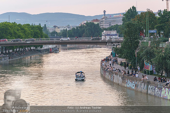 Velo Promotionfahrt - Donaukanal - Sa 08.08.2020 - Promotion für Velo mit Boot am Wiener Donaukanal entlang der Ga35