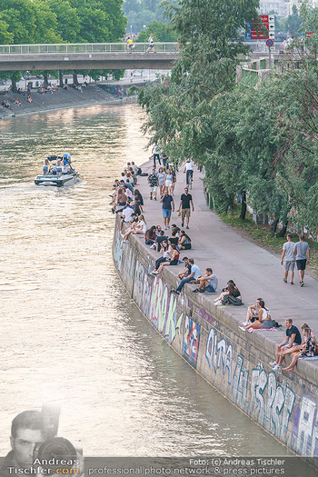 Velo Promotionfahrt - Donaukanal - Sa 08.08.2020 - Promotion für Velo mit Boot am Wiener Donaukanal entlang der Ga44