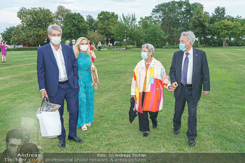 Festspiel Premiere - Grafenegg - Fr 14.08.2020 - Wolfgang und Brigitte HESOUN, Heinz und Margit FISCHER81