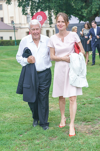 Festspiel Premiere - Grafenegg - Fr 14.08.2020 - Peter WECK mit Begleitung Freundin Joanna RZEPA124