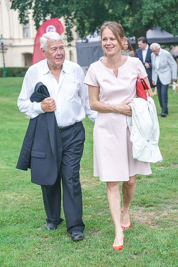 Festspiel Premiere - Grafenegg - Fr 14.08.2020 - Peter WECK mit Begleitung Freundin Joanna RZEPA125