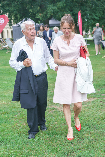 Festspiel Premiere - Grafenegg - Fr 14.08.2020 - Peter WECK mit Begleitung Freundin Joanna RZEPA126