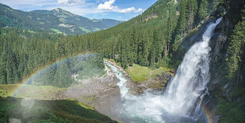 Österreich in Farben - Österreich - Mo 31.08.2020 - beliebtes Ausflugsziel Krimmler Wasserfälle bei Krimml in Salzb22