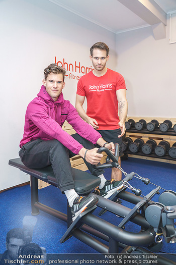 Dominic Thiem eröffnet ATC Akademie - Tennishalle Traiskirchen - Do 22.10.2020 - Dominic THIEM, Fabian KITZWEGER5