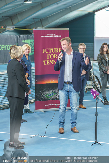 Dominic Thiem eröffnet ATC Akademie - Tennishalle Traiskirchen - Do 22.10.2020 - Andreas BABLER (Bürgermeister Traiskirchen)21