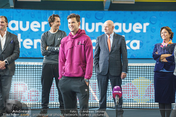 Dominic Thiem eröffnet ATC Akademie - Tennishalle Traiskirchen - Do 22.10.2020 - Wolfgang und Dominic THIEM, Manfred AINEDTER28