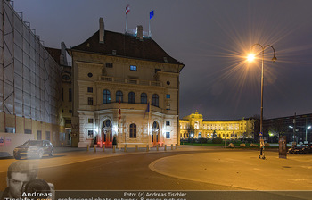 Wien bei Nacht Teil 1 - Wien - So 15.11.2020 - Präsidentschaftskanzlei, Sitz des Bundespräsidenten Republik, 20