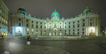 Wien bei Nacht Teil 1 - Wien - So 15.11.2020 - Michaelerplatz, Michaelerkuppel, Hofburg, Ausgrabungen, Kohlmark23