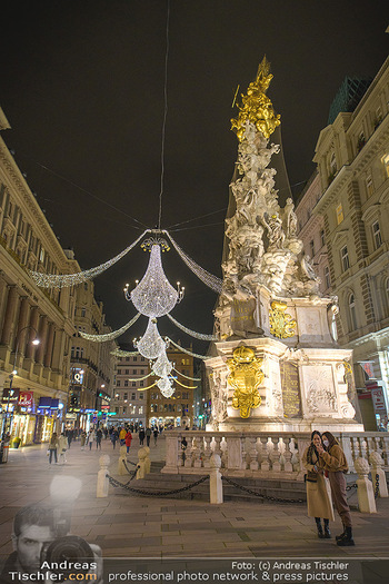 Wien bei Nacht Teil 1 - Wien - So 15.11.2020 - Weihnachtsbeleuchtung, Weihnachten Beleuchtung, Lichter am Grabe27