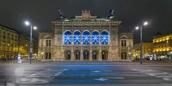 Wien bei Nacht Teil 1 - Wien - So 15.11.2020 - Wiener Staatsoper bei Nacht, Ringstraße, Architektur43