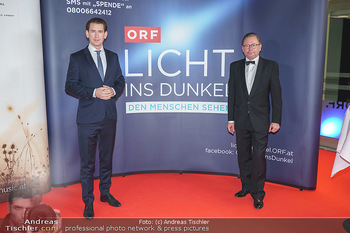 Licht ins Dunkel Gala - ORF Zentrum - Mi 25.11.2020 - Sebastian KURZ, Alexander WRABETZ1