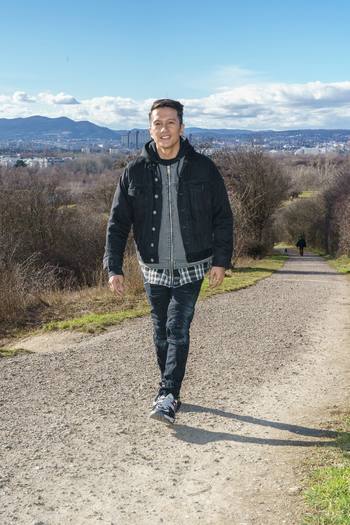 Spaziergang mit Vincent Bueno - Wienerberg, Wien - Do 04.02.2021 - Vincent BUENO6