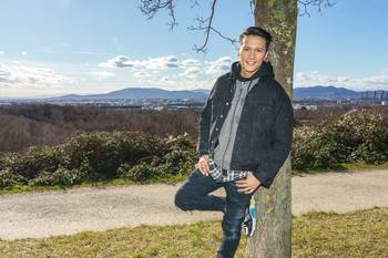 Spaziergang mit Vincent Bueno - Wienerberg, Wien - Do 04.02.2021 - Vincent BUENO (Portrait)28
