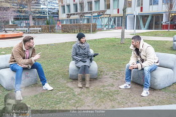 Spaziergang mit Pizzera & Jaus - St. Marx, Wien - Mi 17.02.2021 - PIZZERA & JAUS ( Paul PIZZERA und Otto JAUS), Romina COLERUS11