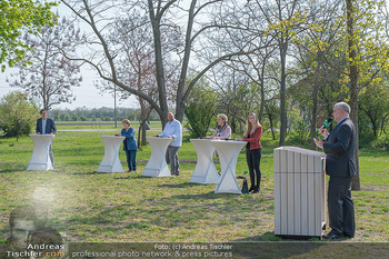 PK ´Die Natur schmecken´ - Seehof, Donnerskirchen - Mi 21.04.2021 - Pressekonferenz im Freien9