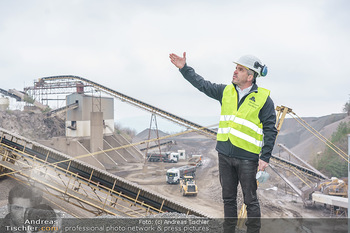 Esterhazy Bergbau PK - Steinbruch Pauliberg, Burgenland - Di 27.04.2021 - Peter FISCHER vor dem Werk81