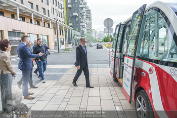 Selbstfahrender Autobus - Seestadt Aspern, Wien - Do 27.05.2021 - Selbstfahrender Bus in der Seestadt13