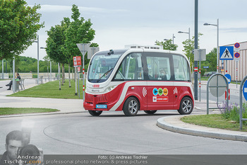 Selbstfahrender Autobus - Seestadt Aspern, Wien - Do 27.05.2021 - Selbstfahrender Bus in der Seestadt20